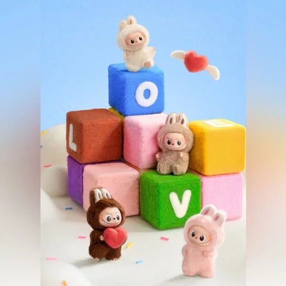 POPMART- THE MONSTERS Pin for Love Series-Vinyl Plush Pendant - “M” - NEW SEALED - Picture 3 of 9